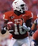 VINCE YOUNG UNIVERSITY OF TEXAS LONGHORNS 8X10 SPORTS ACTION PHOTO (A)