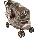 Jeep Deluxe Tandem Stroller Weather Shield, Stroller Cover, Child Weather and Insect Protector, Double Stroller Cover