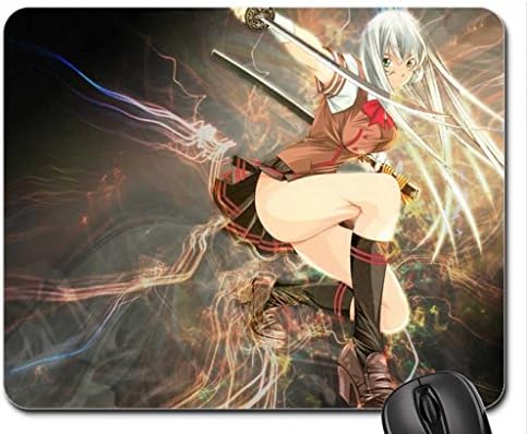 Samurai Girl Mouse Pad, Mousepad (10.2 x 8.3 x 0.12 inches)