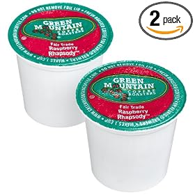 Green Mountain Coffee Fairtrade Raspberry Rhapsody, K-cups For Keurig Brewers, 24-count 8.8 Ounce Boxes (Pack of 2)