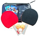 Tischtennisschläger - Set - für 2 Personen incl. 3 Tischtennisbällen