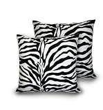 Zebra Decorative Pillow Set
