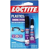 Loctite Super Glue Plastics Bonding System with Activator 2-Gram (681925)