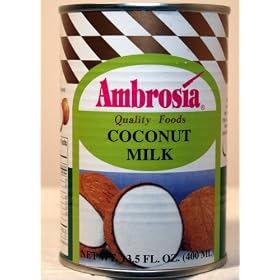 Ambrosia Coconut Milk, 13.5 oz by Evily World Foods