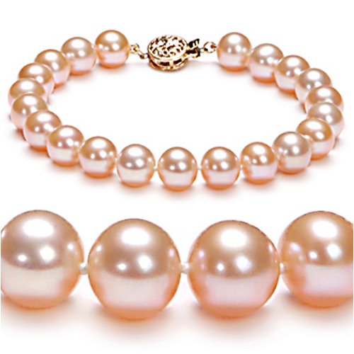 Pink 8 9mm AAA Freshwater Pearl Bracelet