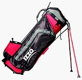 35 Tornado Lightweight Stand Bag (Black / Red / Grey) from Izzo Golf