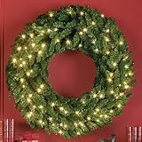 36-Inch Fraser Fir Prelit Christmas Wreaths
