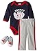 BON BEBE Baby Boys' 3 Piece Set with Bodysuit, Pants and Sneakers