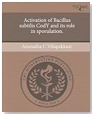 Activation of Bacillus subtilis CodY and its role in sporulation.