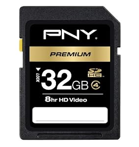PNY32 GB Class 4 SDHC Flash Memory Card P-SDHC32G4-EF