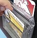Deflecto Grab-A-Card Outdoor Business Card Holder, 4 1/4"W x 2 3/4"H x 1 1/2"D, Clear (70901)