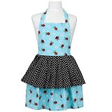 asd Living Jessica Children's Apron with Ladybugs Design