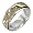 Florenza - Stunning Two Tone Comfort Fit Wedding Band for Him & Her! Custom Made! Choose your Size.