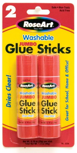 Childrens Toyshop  Toys : RoseArt 2ct Washable Jumbo Glue Stick
