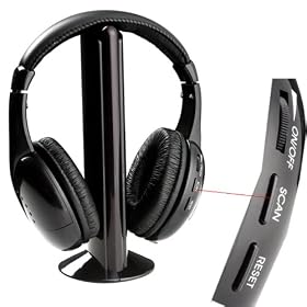 Agptek High Quality 5 in 1 Wireless Stereo RS 864 863.5 864.5 MHz Rf Wireless Surround... by Mambate
