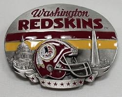 WASHINGTON REDSKIN (LIMITED EDITION) NFL LICENSED FOOTBALL BUCKLE