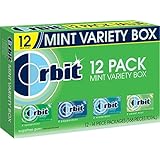 Orbit Sugarfree Gum, Mint Variety Box, 12 packs