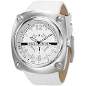 Diesel DZ1229 Gents White Leather Strap Watch