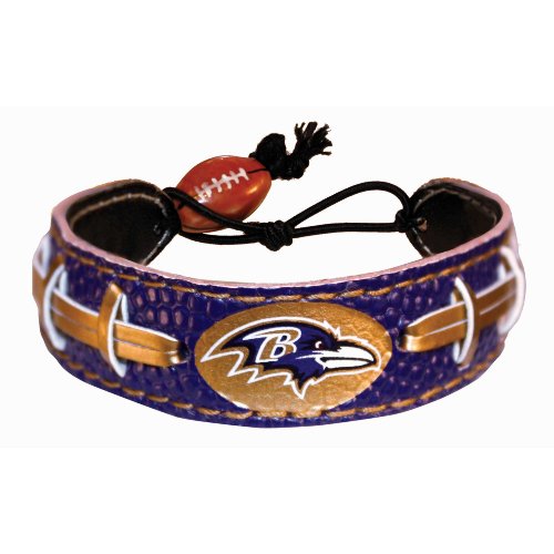 Baltimore Ravens Team Color NFL Football Bracelet