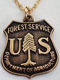 US Forest Service Ranger USDA Recreation Parks Pendant Necklace w/chain