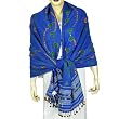 Shawls and Scarves Tie Dye Print Wool Accessory 80 x 35 inches