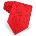 Tonal Holly by Hallmark red silk ties Image