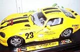 DODGE VIPER GTS YELLOW TUNING 1/24 BBURAGO BURAGO MODEL CAR SPECIAL OFFER