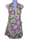 Marina West 3 Pc Yellow Floral Tankini Bikini with Skirt Wrap