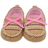 Voberry&reg; Toddler Girl's Slip on Brown Cute Loafer Baby Flats Shoe