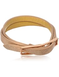 Fossil Buckle Wrist Rose Gold Wrap Bracelet