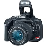 Canon Digital Rebel XTi 10.1MP Digital SLR Camera with EF-S 18-55mm f/3.5-5.6 Lens (Black)