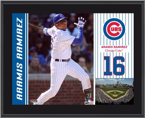 Aramis Ramirez Plaque | Details: Chicago Cubs, Sublimated, 10x13, MLB Plaque