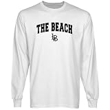 NCAA Long Beach State 49ers White Logo Arch Long Sleeve T-shirt-