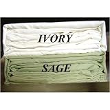 MARRIKAS 100% Seamless Silk Sheet Set QUEEN IVORY