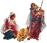 Fontanini by Roman Holy Family Lighted Yard Art, 3-Piece, 48-Inch
