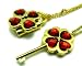 CTMWEB Japanese Anime My Guardian Characters - Shugo Chara! Cosplay Accessory - Golden Necklace with