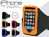 ブルー■iPhone3GS/3G用アームバンド■ウォーキングやエクササイズに