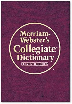 Merriam-Webster 11th Edition Collegiate Dictionary Printed/Electronic Book, red,"2.1"" x 7.3"" x 9.9"""