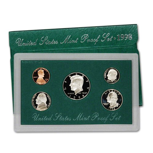 1998 S US Mint Proof Set OGP
