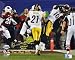 Santonio Holmes Pittsburgh Steelers Autographed 16x20 Photograph with Inscriptions