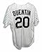 Autographed Carlos Quentin Chicago White Sox White Majestic Jersey