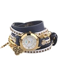 La Mer Collections Womens LMCW2003 Nautical Charms Wrap Watch