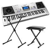 Produkt-Bild: FunKey 61 Plus Keyboard inkl. Netzteil, Keyboardst&auml;nder und Bank