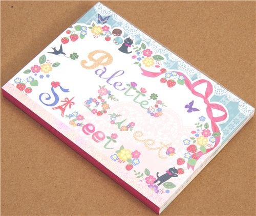 Imagen 2 de Bloc de Notas de en Estilo Francés flores troqueladas