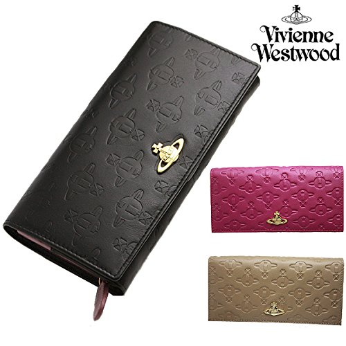 (ヴィヴィアンウエストウッド) Vivienne Westwood ヴィヴィアンウエストウッド 財布 VIVIENNE WESTWOOD 1032 TYPO ORB EMBOSSED 長財布 選べるカラー[並行輸入品]
