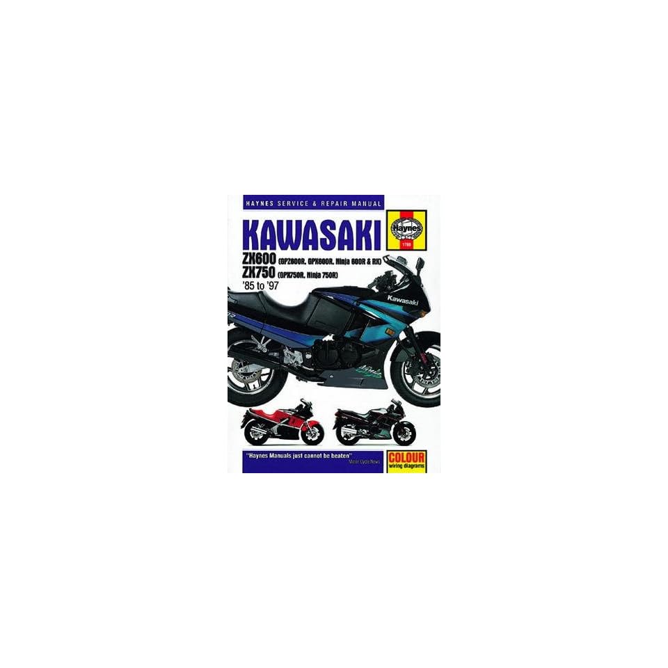Haynes Manual Kawasaki ZX 600 750 GPZ GPX 600R 750R