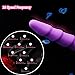 Blue Lolly  Waterproof 10 Speed Silicone Vibrating Dildo for Women, Purple 7.5-Inch