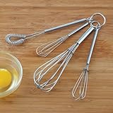 Fox Run Stainless Steel 4 Piece Whisk Set