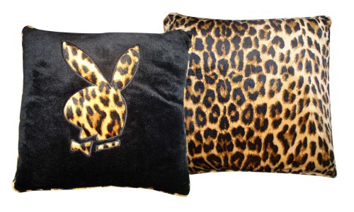 Childrens Toyshop  Küche & Haushalt : Playboy 10135100 Kissen eckig mit Leopardenmuster
