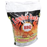 Lumber Jack 40-Pound BBQ Grilling Wood Pellets Bag, Oak, Hickory and Cherry